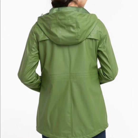 Womens Hooded Rain Jacket, size XL - Picture 3 of 8